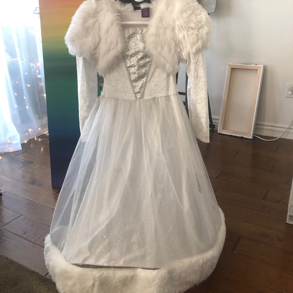 Girls white dress